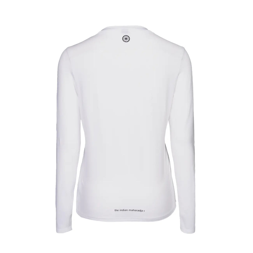 Indian Maharadja Women performance long sleeve - Bright White Kleding