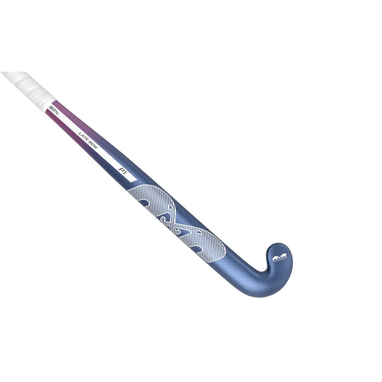 TK P1 Late Bow - Blue-Magenta-White Hockeystick