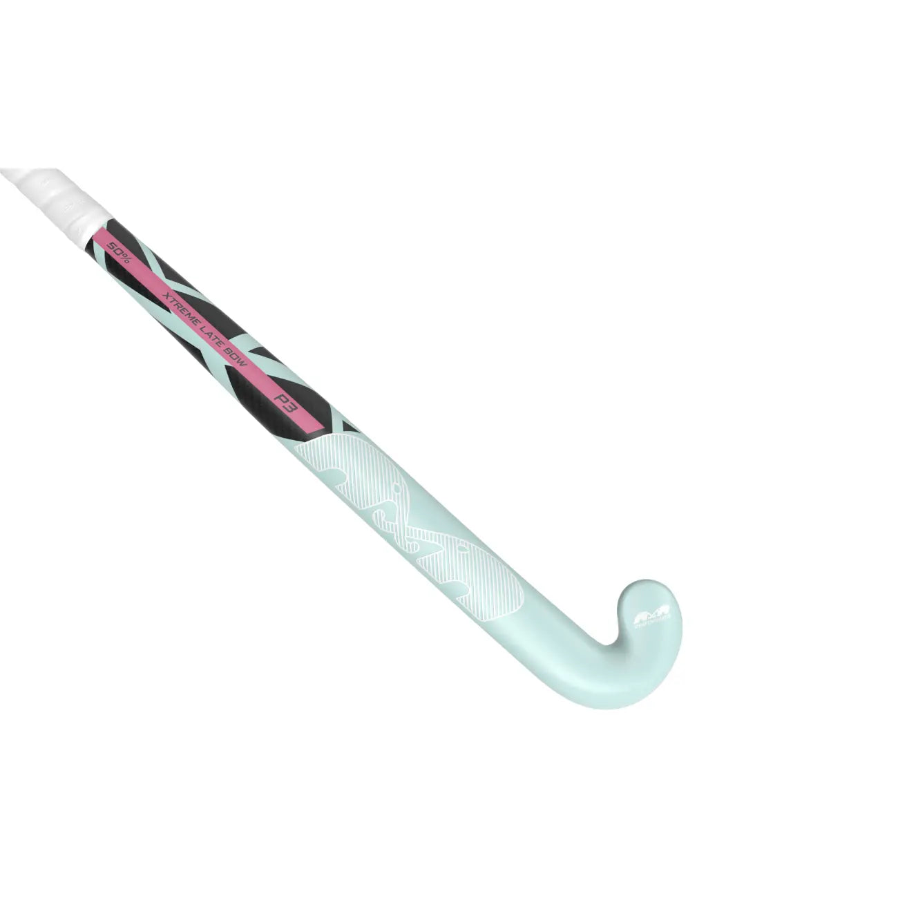 TK P3 Extreme Late Bow - Junior - Light Aqua-White-Magenta Hockeystick