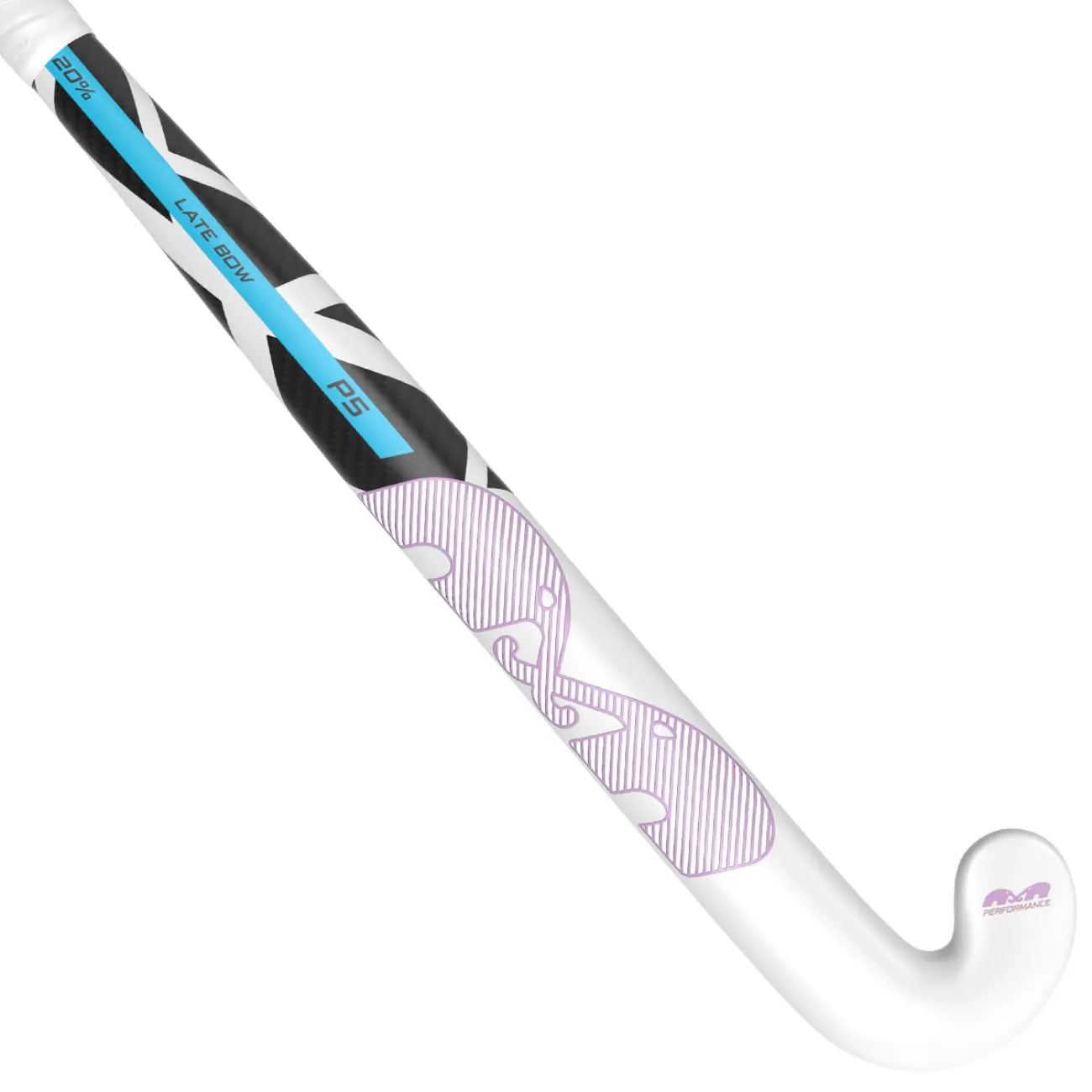 TK P5 Late Bow - White-Lila-Sky Hockeystick