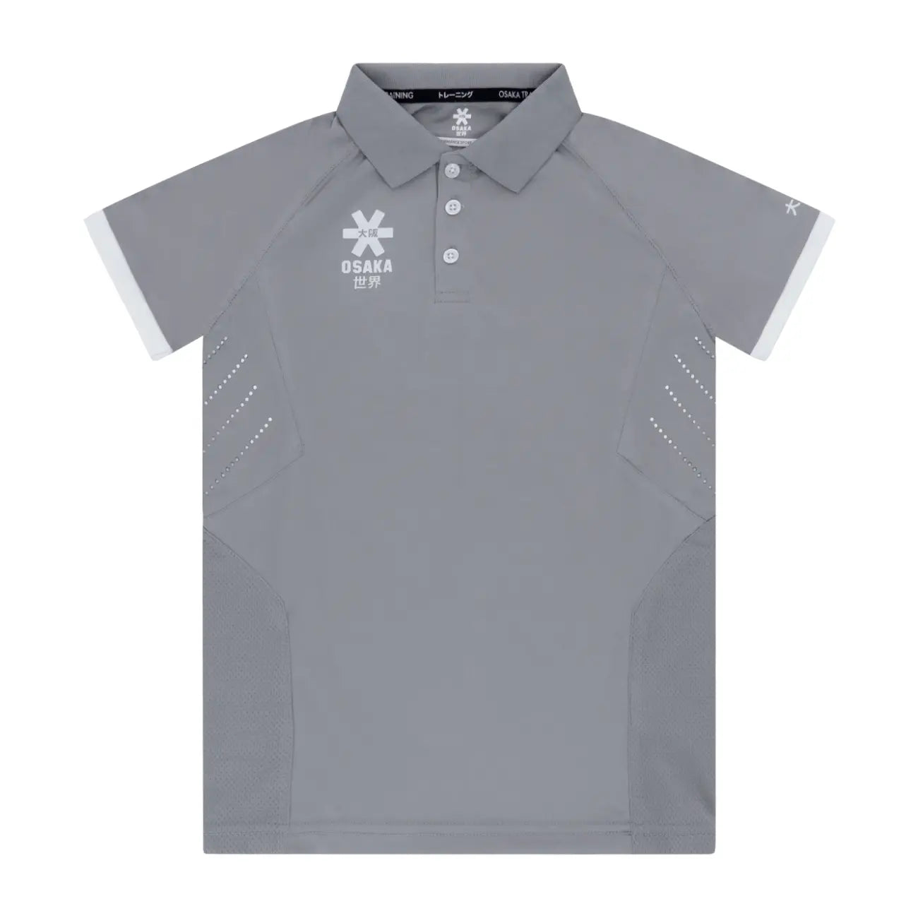 Osaka Kids Polo Jersey S Rec - Dark Grey