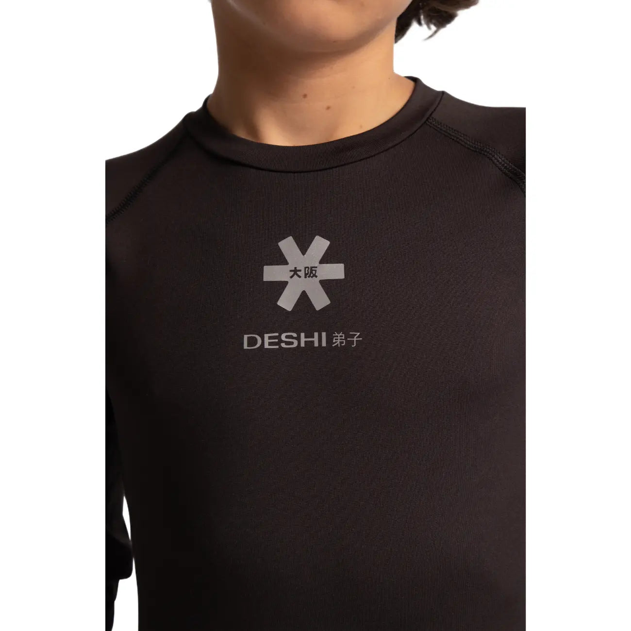 Osaka Kids Sports Baselayer Tee Ls - Black