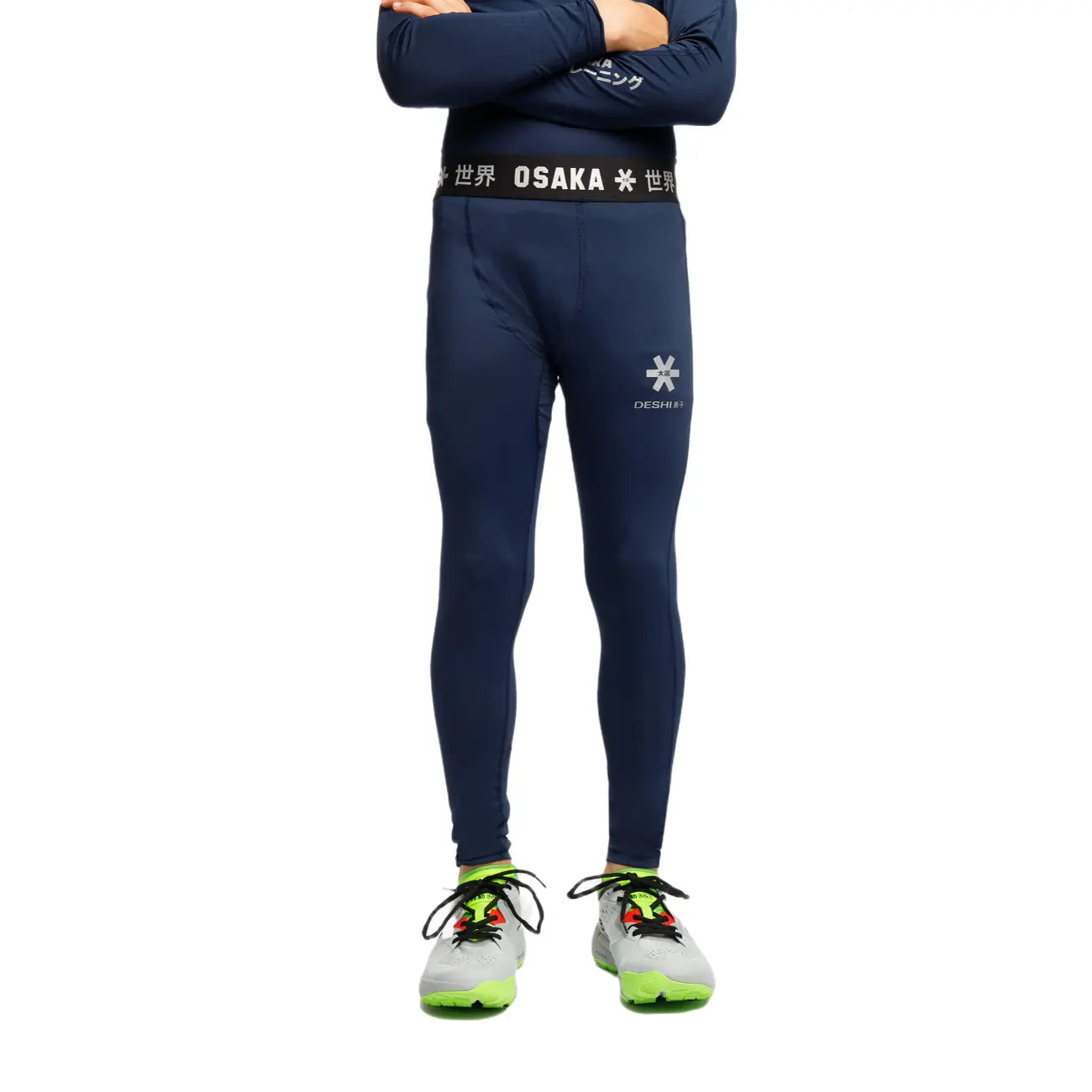 Osaka Kids Baselayer Tights - Navy