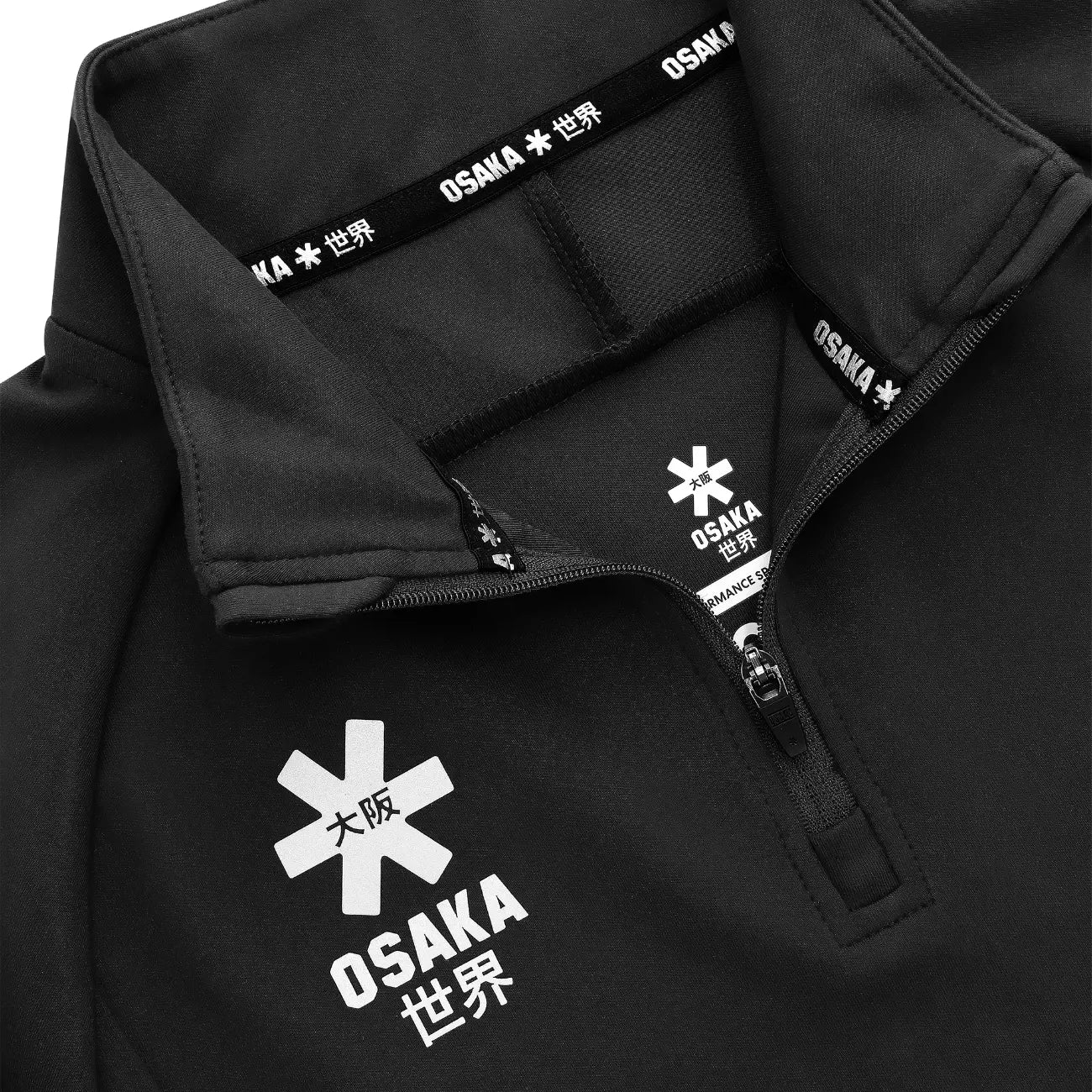 Osaka Kids Half Zip - Black